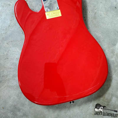 Hondo Deluxe MIJ Short Scale P-Bass Clone (Late 1970s, Hot Rod Red) imagen 18