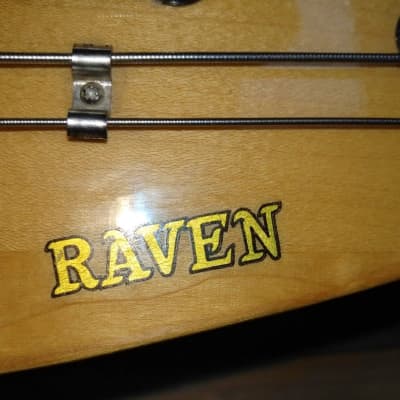 Raven 4 string Bass 1960s - Red SunBurst image 1
