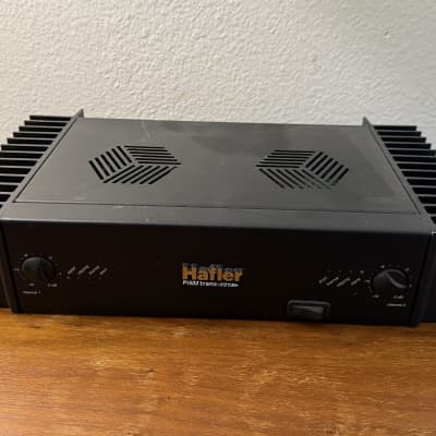 Hafler P1500 Transnova Stereo Power Amplifier NA Black | Reverb