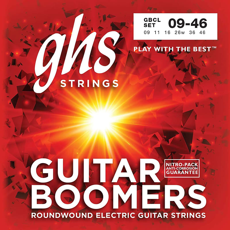 GHS GCBL Boomers Custom Light Electric Guitar Strings .009-.046 image 1
