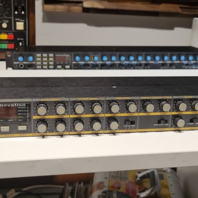 Novation Drum Station 5-Voice Rackmount Synthesizer 1995 - 1996 - Black with Yellow Stripe