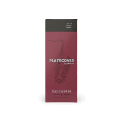 Plasticover by D'Addario Tenor Sax Reeds, Strength 3, 5-pack image 1