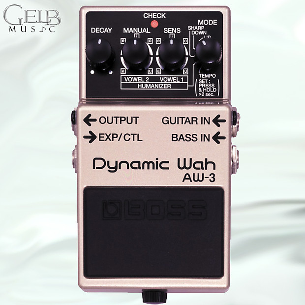 Boss AW-3 Dynamic Wah Guitar Effect Pedal image 1