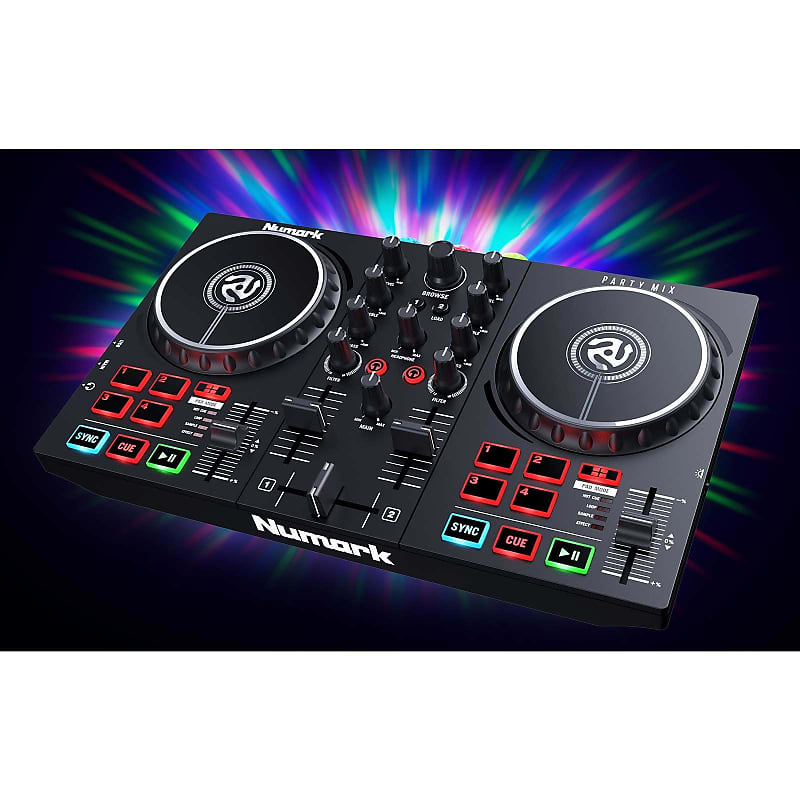 Numark Partymix II Beginner Starter DJ Controller Mixer w 8