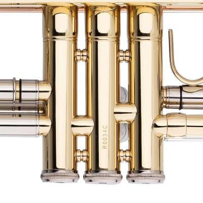 Stagg Bb Trumpet - ML-Bore Leadpipe in Gold Brass w/ Soft Case image 5
