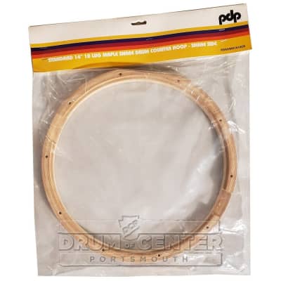 PDP Wood Snare Drum Hoop 14" 10-Lug Snare Side w/Cutouts image 2