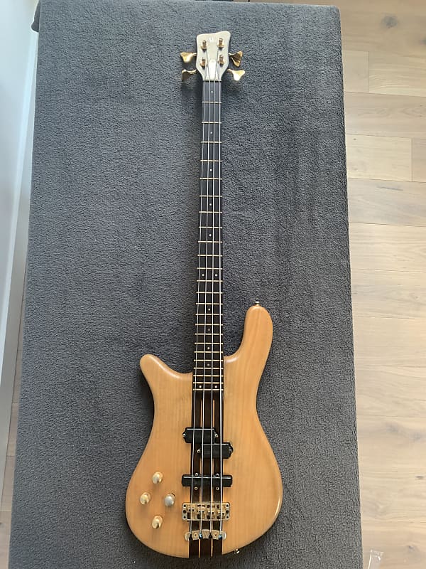 Warwick Streamer Stage I - Lefthand - 1988 natural oil finish