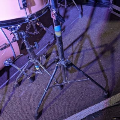 The Romantics, Jimmy Marinos' Custom Pink 1981 Ludwig Drum Set. Authenticated! image 9
