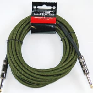 Strukture SC186MG Woven 1/4" TS Instrument Cable - 18.6'
