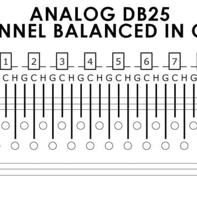 Elite Core DB25XM10 25-pin Analog D-Sub to 8 XLR Male Breakout Snake - 10' image 25