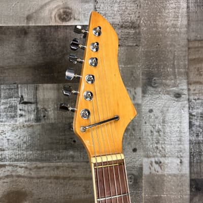 Kawai Teisco ET-200 Redburst Tulip Dual Gold Foil Pickup Electric Guitar - 1960's image 5