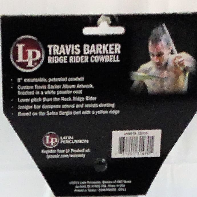 LP Ridge Rider Travis Barker Cowbell LP009-TB (New Old Stock