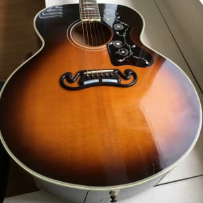 Gibson J-200 1990 Sunburst original hard case Bozeman Montana USA acoustic guitar image 1