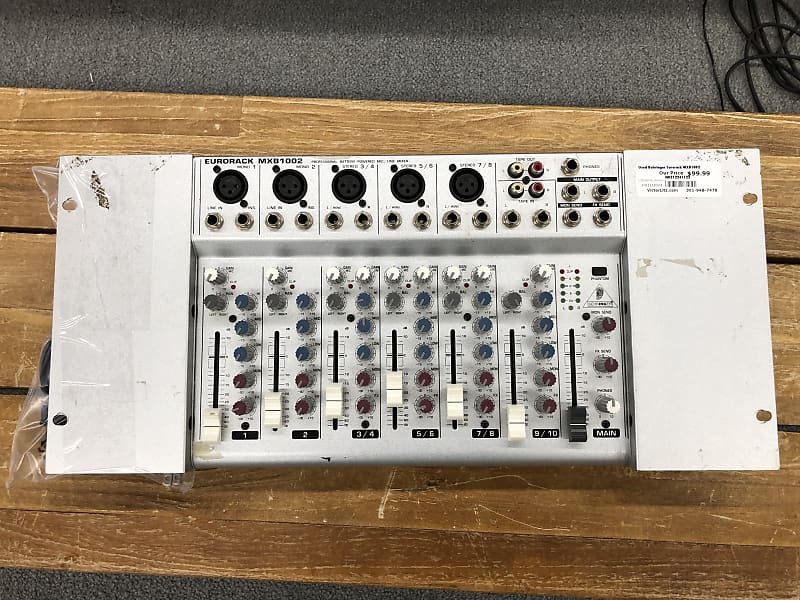 Behringer Eurorack MXB1002 Mixer - Silver | Reverb