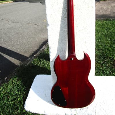 Greco SG LP Copy Guitar, 1980, Japan, Cherry Red, Gig Bag Greco SG LP Copy Guitar, 1980, Japan, Cherry Red, Gig Bag