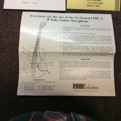 DeArmond  FHC-C Archtop Guitar Pickup image 4