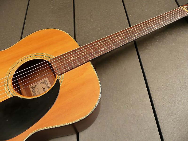 Maruha F-100M D size guitar by F.Hashimoto 1970's Natural | Reverb