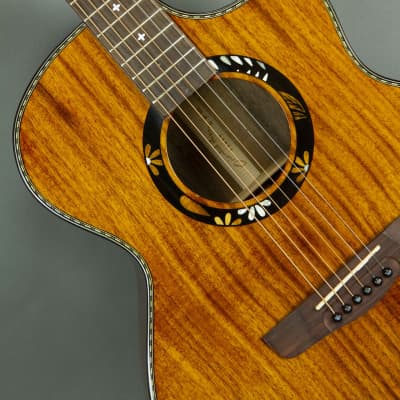 High end 41inch acoustic guitar with wooden image 5