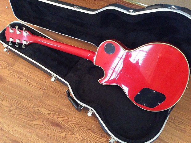Burny Les Paul Custom early 80s rare red finish MIJ Japan