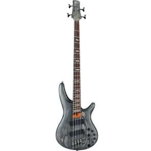 Ibanez SRFF800-BKS SR Bass Workshop Series Fanned-Fret 4-String Electric Bass Black Stained