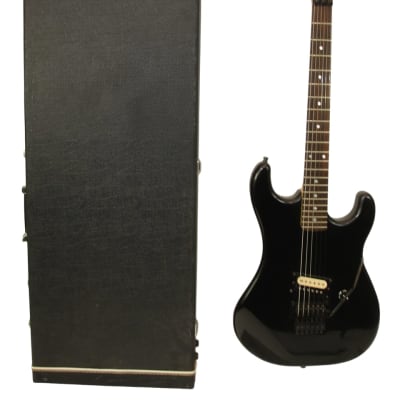 Vintage 1987 Kramer Baretta American Electric Guitar, Rosewood Fingerboard, Black w/ Case HEADSTOCK CRACK REPAIR for sale