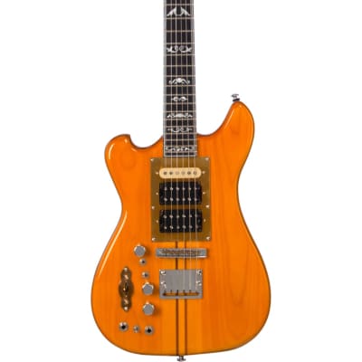 Eastwood Walnut Middle Maple Walnut Top Back Body C Shape Neck 6-String Electric Wolf Guitar - Lefty image 1