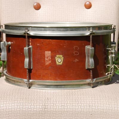 Ludwig No. 490 Pioneer 6.5x14" 6-Lug Snare Drum 1960 - 1968