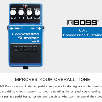 Amazon.com: Boss CS-3 Compressor/Sustainer Pedal : Musical