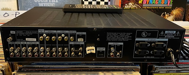 Sony TA-E511 Stereo Control Amplifier Preamp W/Tuner Phono Hookp W