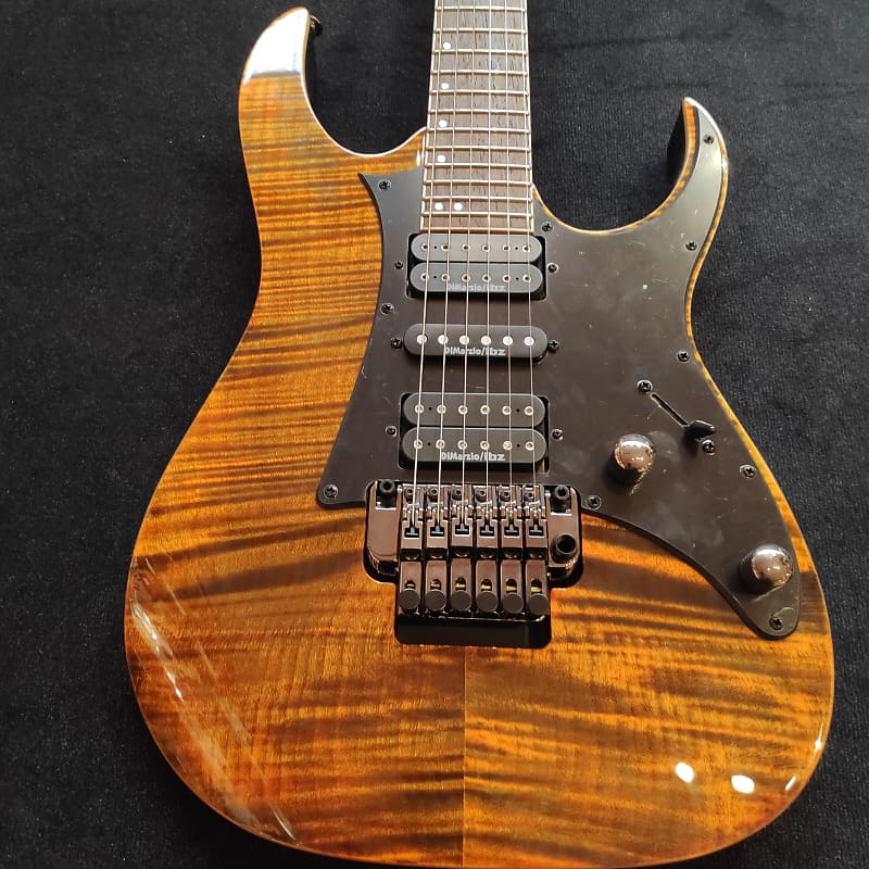 Ibanez RG950WFMZ-TGE Premium HSH Flame Maple Top w/ Zero Edge II Tremo  W/case