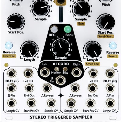 4ms  Stereo Triggered Sampler comes w 5 free patch cables image 1