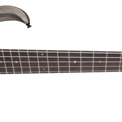 Ibanez BTB 5-String Multi-Scale Bass Guitar, Transparent Gray Flat w/ Case image 2
