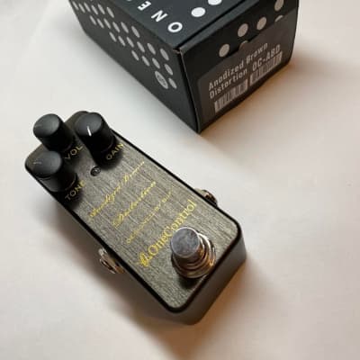 Reverb.com listing, price, conditions, and images for one-control-anodized-brown-distortion