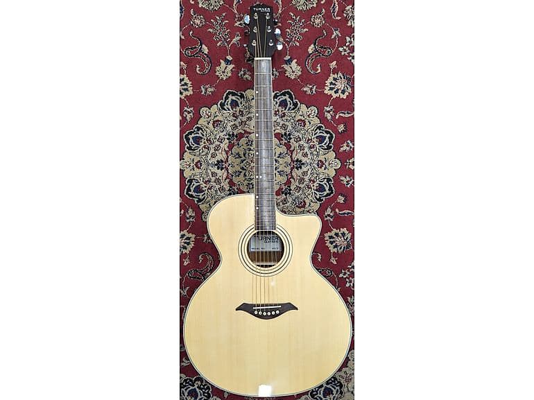 Turner 45CE Electro Acoustic Jumbo Guitar image 1