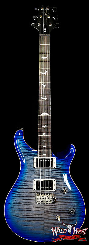 Paul Reed Smith PRS Wild West Guitars Special Run CE 24 Painted Black Neck 57/08 Covered Pickups Faded Grey Black Blue Burst 7.45 LBS image 1