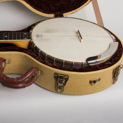 Fairbanks/Vega  Whyte Laydie Style R Conversion 5 String Banjo (1920), ser. #44339, tweed hard shell case. image 15