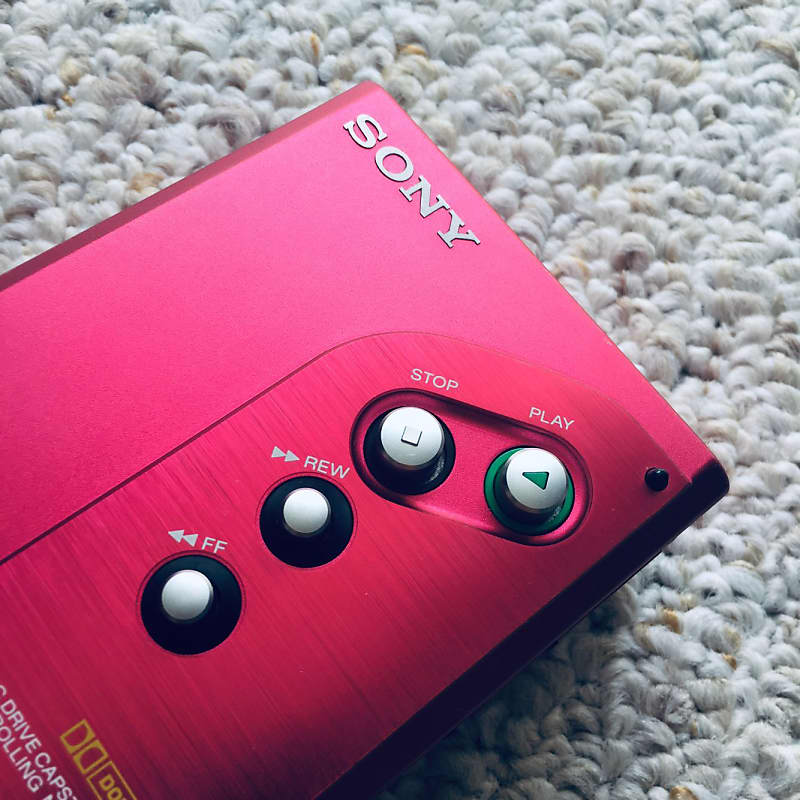 SONY WM-DD10 Walkman Cassette Player ! ULTRA RARE Purple Red ! Repair or  Display !