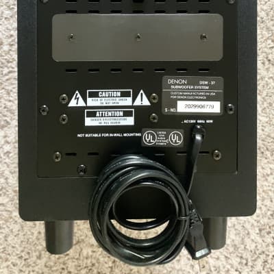 DENON DSW-37 Subwoofer System (mint condition) | Reverb