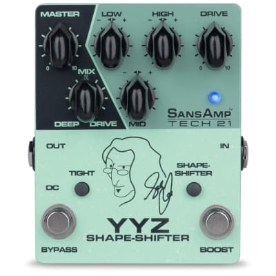ギター Tech21 SansAmp Programmable Bass D Tech 21 SansAmp Programmable Bass Driver DI Effect Pedal