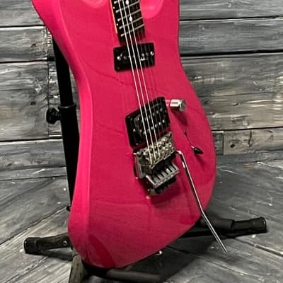 Used Charvel Charvette Electric Guitar with Gig Bag- Pink image 4