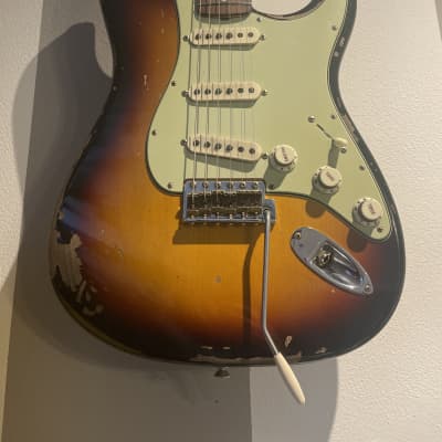 Fender Custom Shop Michael Landau '68 Stratocaster Relic 2015 - Present - Bleached 3-Color Sunburst for sale