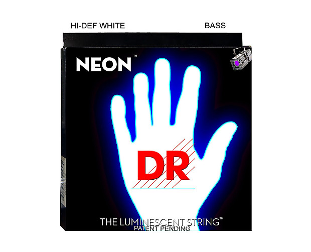 DR NWB-45 Hi-Def Neon Bass Strings - Medium (45-105) image 1