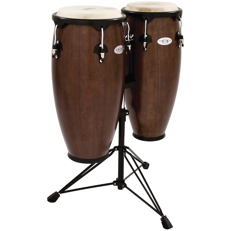 Toca Synergy Congas (with Stand), Tobacco Burst image 1