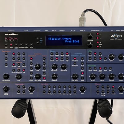 Novation Nova Laptop Synthesizer, New Novation PSU, Serviced Encoders