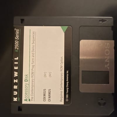 Kurzweil Kurzweil K2500 Update Revision Of operating Software And Sound Collection Floppy Discs 2000 image 8