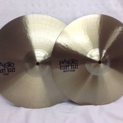 Paiste Giant Beat 14" Hi Hat Cymbals/New With Warranty/Model # CY0001013714 image 2