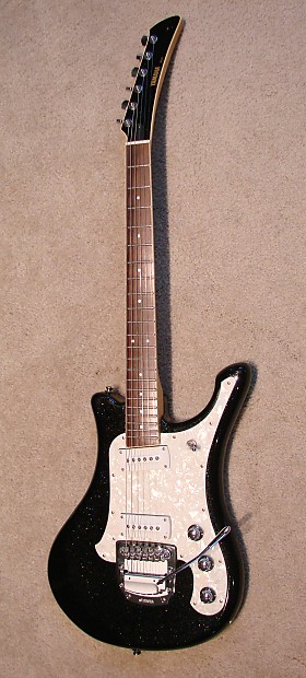 安価 Yamaha RARE SGV Tremolo Sparkle Black Guitar Electric 800 ギター
