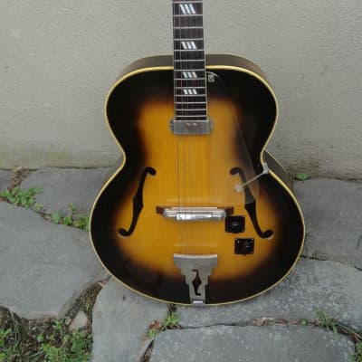 Extremely Rare Vintage Minty 1948 Gibson National Aristocrat 1110  Arch Top Jazz Guitar Video image 2