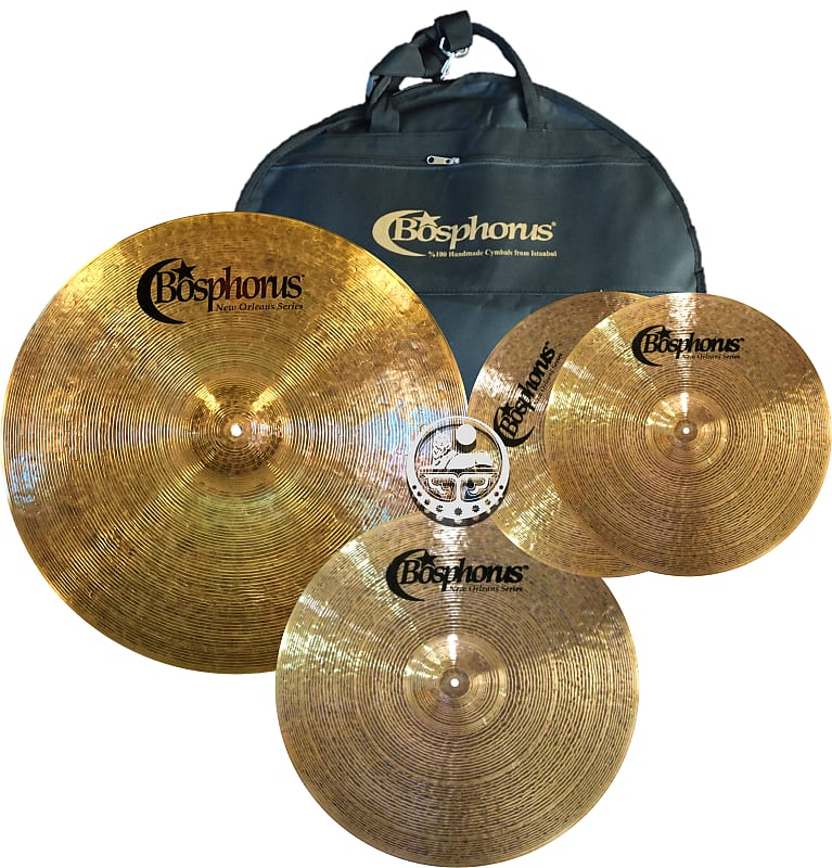 Bosphorus New Orleans Cymbal Pack Box Set (14HH16CRS20R) Reverb UK