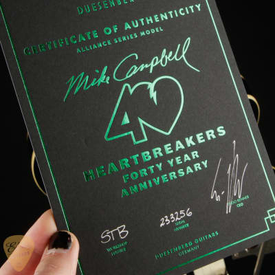 Duesenberg Mike Campbell Signature 40th Anniversary - Catalina Green/White image 23